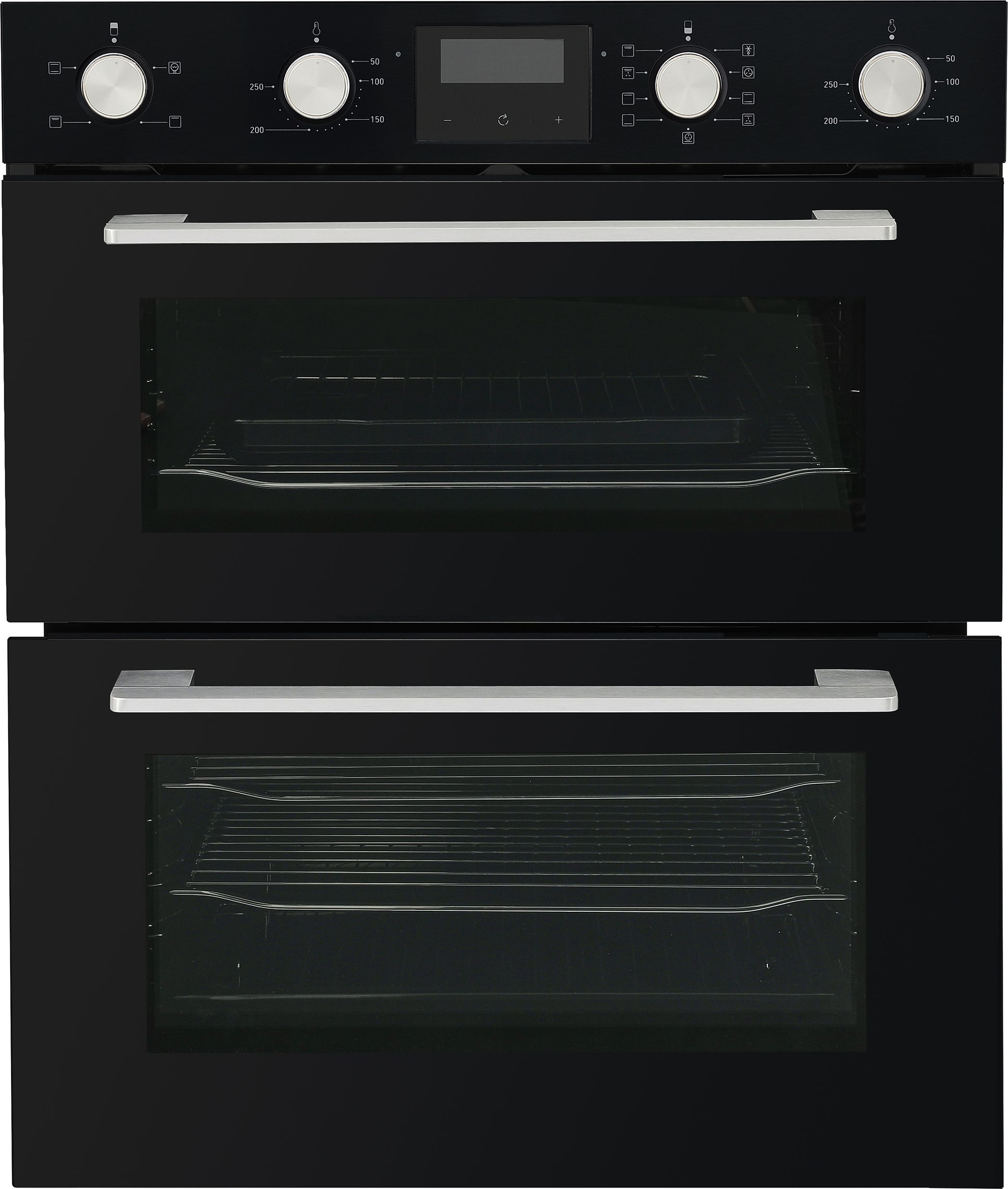 Belling ComfortCook BEL BI703MFC Built Under Electric Double Oven - Black - A/A Rated, Black